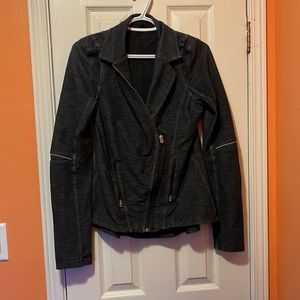 RARE Lululemon Ride On Blazer Black / Fossil